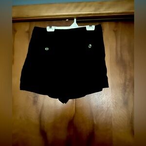 American Eagle Women’s Size M black linen shorts